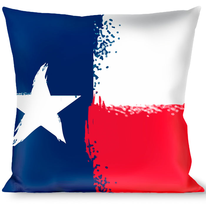 Buckle-Down Throw Pillow - Texas Flag Painting Throw Pillows Buckle-Down   