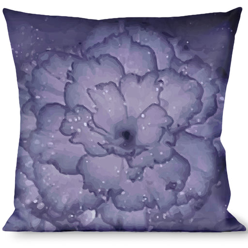 Buckle-Down Throw Pillow - Vivid Floral Collage2 Blues Throw Pillows Buckle-Down   
