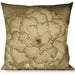 Buckle-Down Throw Pillow - Vivid Floral Collage2 Sepia Throw Pillows Buckle-Down   