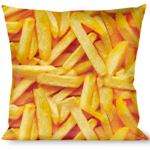 Buckle-Down Throw Pillow - Vivid French Fries Stacked Throw Pillows Buckle-Down   