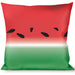 Buckle-Down Throw Pillow - Watermelon Stripe Red/Green/Black Throw Pillows Buckle-Down   