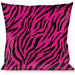 Buckle-Down Throw Pillow - Zebra 2 Fuchsia Pink Throw Pillows Buckle-Down   