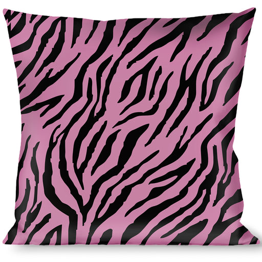 Buckle-Down Throw Pillow - Zebra 2 Baby Pink Throw Pillows Buckle-Down   