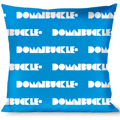 Buckle-Down Throw Pillow - BUCKLE-DOWN Shapes Turquoise/White Throw Pillows Buckle-Down   