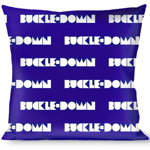 Buckle-Down Throw Pillow - BUCKLE-DOWN Shapes Blue/White Throw Pillows Buckle-Down   