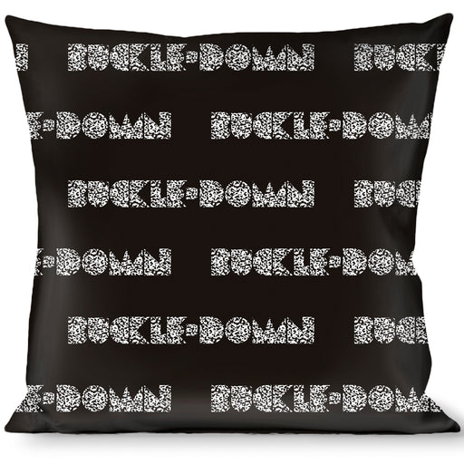 Buckle-Down Throw Pillow - BUCKLE-DOWN Shapes Black/Camo White/Black Throw Pillows Buckle-Down   
