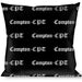 Buckle-Down Throw Pillow - COMPTON-CPT Black/White Throw Pillows Buckle-Down   