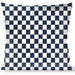 Buckle-Down Throw Pillow - Checker Sapphire Blue/White Throw Pillows Buckle-Down   