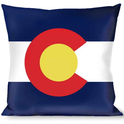 Buckle-Down Throw Pillow - Colorado Flags2 Repeat Throw Pillows Buckle-Down   
