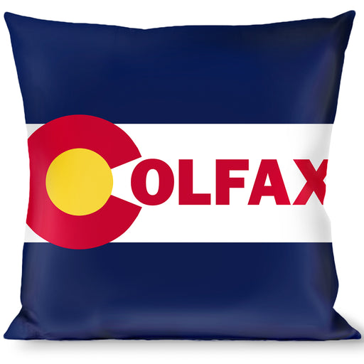 Buckle-Down Throw Pillow - Colfax Colorado Flag Throw Pillows Buckle-Down   