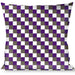 Buckle-Down Throw Pillow - Checker Gray/Purple/White Throw Pillows Buckle-Down   