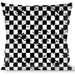 Buckle-Down Throw Pillow - Checker Weathered2 Black/White Throw Pillows Buckle-Down   