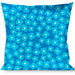 Buckle-Down Throw Pillow - Ditsy Floral Blue/Light Blue/White Throw Pillows Buckle-Down   
