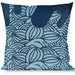 Buckle-Down Throw Pillow - Doodle1/Paint Drips Blues Throw Pillows Buckle-Down   