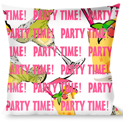 Buckle-Down Throw Pillow - PARTY TIME! w/Drinks Throw Pillows Buckle-Down   