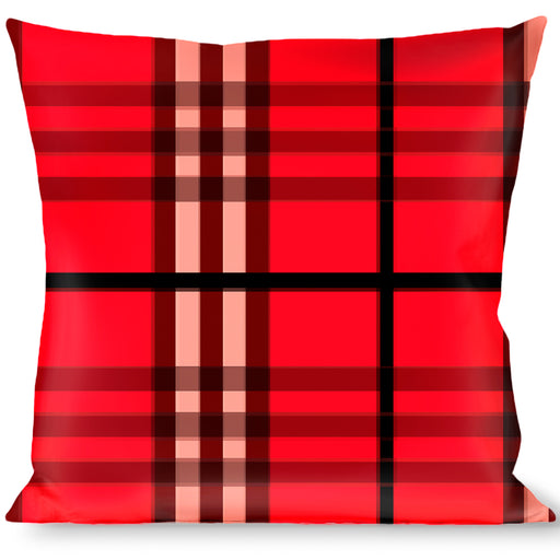 Buckle-Down Throw Pillow - Plaid Red Throw Pillows Buckle-Down   