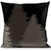 Buckle-Down Throw Pillow - Pine Tree Silhouettes Black/Grays Throw Pillows Buckle-Down   