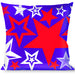 Buckle-Down Throw Pillow - Stargazer Blue/White/Red Throw Pillows Buckle-Down   