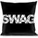 Buckle-Down Throw Pillow - SWAG Black/Plaid X White/Gray Throw Pillows Buckle-Down   
