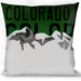 Buckle-Down Throw Pillow - Colorado Mountains Green/Black Text/Grays Throw Pillows Buckle-Down   