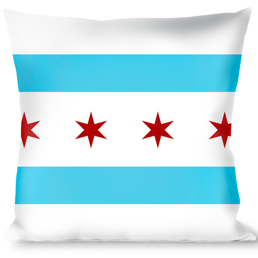 Buckle-Down Throw Pillow - Chicago Flag Throw Pillows Buckle-Down   