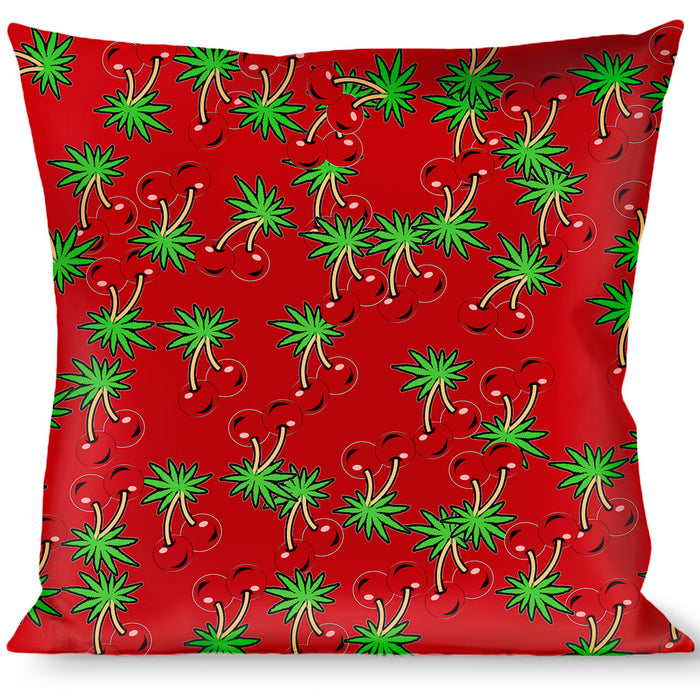 Buckle-Down Throw Pillow - Cherries2 Scattered Red Throw Pillows Buckle-Down   
