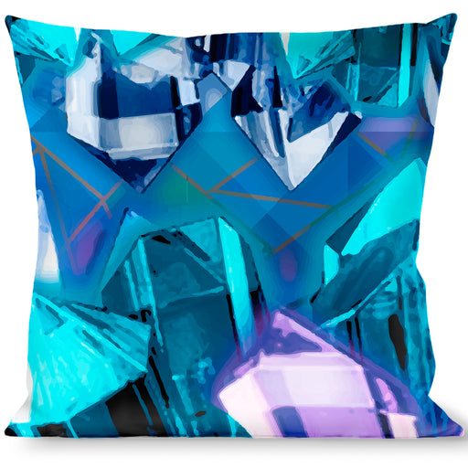 Buckle-Down Throw Pillow - Crystals2 Blues/Purples Throw Pillows Buckle-Down   
