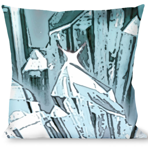 Buckle-Down Throw Pillow - Crystals3 Clear Throw Pillows Buckle-Down   