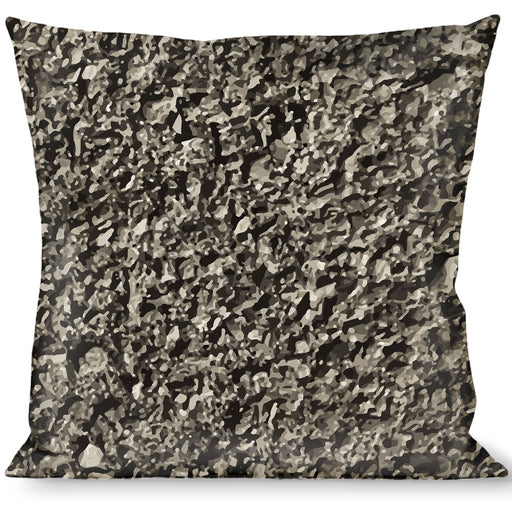 Buckle-Down Throw Pillow - Concrete Finish Grays Throw Pillows Buckle-Down   