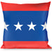 Buckle-Down Throw Pillow - Stars/Stripes Red/Blue/White Throw Pillows Buckle-Down   