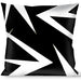 Buckle-Down Throw Pillow - Spikes Scattered Black/White Throw Pillows Buckle-Down   