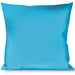 Buckle-Down Throw Pillow - Solid Water Blue Throw Pillows Buckle-Down   