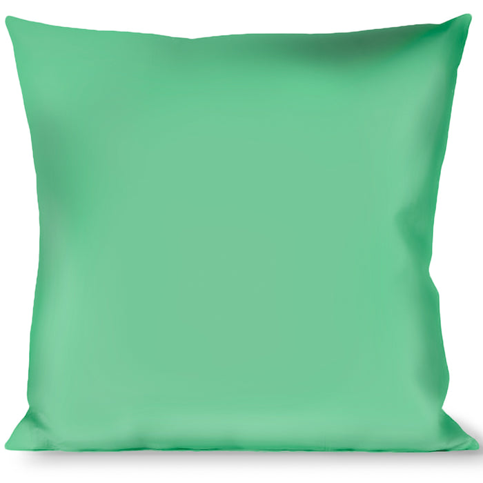 Buckle-Down Throw Pillow - Solid Rainforest Green Throw Pillows Buckle-Down   