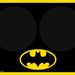 Placemat - Batman Black/Yellow w/Bowl Markers Pet Mats DC Comics   