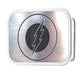 Flash Logo Framed Brushed Silver/Black - Chrome Rock Star Buckle Belt Buckles DC Comics   