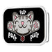 Soft Kitty Face PURR, PURR, PURR FCG Black - Chrome Rock Star Buckle Belt Buckles The Big Bang Theory   