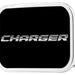 CHARGER Text Framed FCG Black/Silver-Fade - Chrome Rock Star Buckle Belt Buckles Dodge   