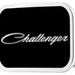 CHALLENGER Script Framed FCG Black/White/Gray - Chrome Rock Star Buckle Belt Buckles Dodge   