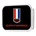 Camaro Badge Framed FCG Black/Red/White/Blue - Chrome Rock Star Buckle Belt Buckles GM General Motors   