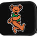 Dancing Bear FCG Black/Orange - Black Rock Star Buckle Belt Buckles Grateful Dead   