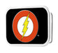 Flash Logo Framed FCG Black - Black Rock Star Buckle Belt Buckles DC Comics   