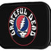 Grateful Dead Text w/Steal Your Face FCG - Black Rock Star Buckle Belt Buckles Grateful Dead   