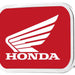 HONDA Motorcycle Framed FCG Red/White - Chrome Rock Star Buckle Belt Buckles Honda Motorsports   