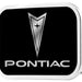 Pontiac Framed FCG Black/Silver - Chrome Rock Star Buckle Belt Buckles GM General Motors   