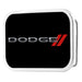 DODGE/Red Rhombus FCG Black/Silver/Red - Chrome Rock Star Buckle Belt Buckles Dodge   