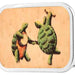 Dancing Terrapins FCWood Natural/Color - Matte Rock Star Buckle Belt Buckles Grateful Dead   