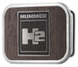 H2 Framed Marquetry Black Walnut/Metal - Matte Rock Star Buckle Belt Buckles GM General Motors   