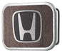 Honda Framed Marquetry Black Walnut/Metal - Matte Rock Star Buckle Belt Buckles Honda   