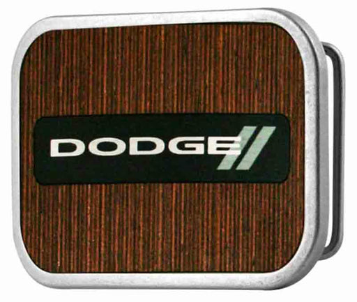 DODGE Rhombus Framed Marquetry Black Walnut/Metal - Matte Rock Star Buckle Belt Buckles Dodge   