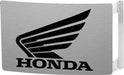 HONDA Motorcycle Star Buckle - Brushed Silver/Black Belt Buckles Honda Motorsports   